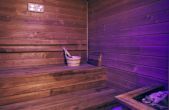 Finnish sauna in the wellness centre of Echo Residence Hotel in Tihany