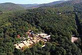 Hotel Bambara in Felsotarkany in the Bukk Hills with forest view in Hungary