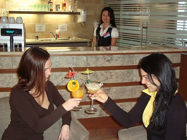 4* Wellness Hotel Drava drink bar in Harkany