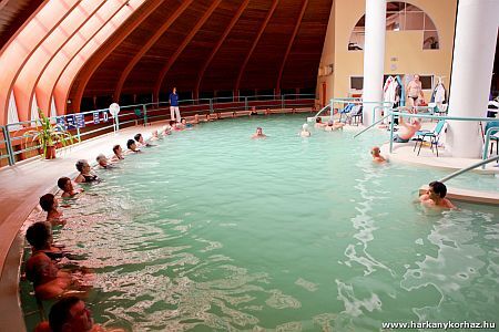 Harkany hotel with medicinal water used for psoriasis treatment